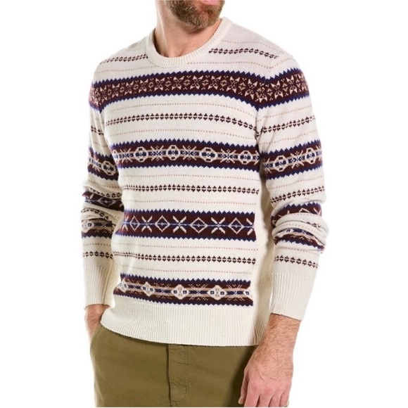 Rag and Bone fair isle 100% wool sweater NWT - Picture 1 of 4